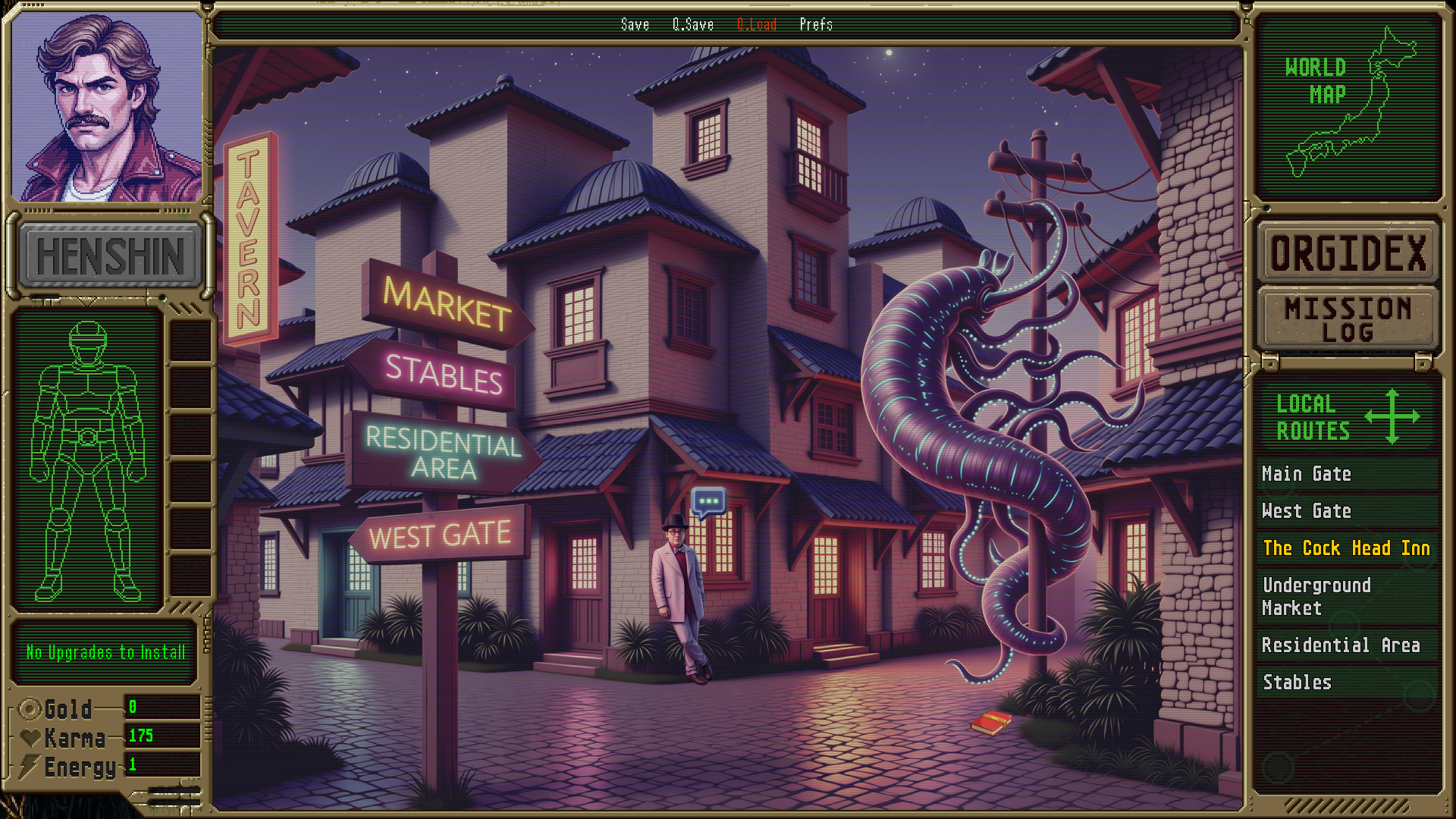 Gameplay — Exploração da cidade